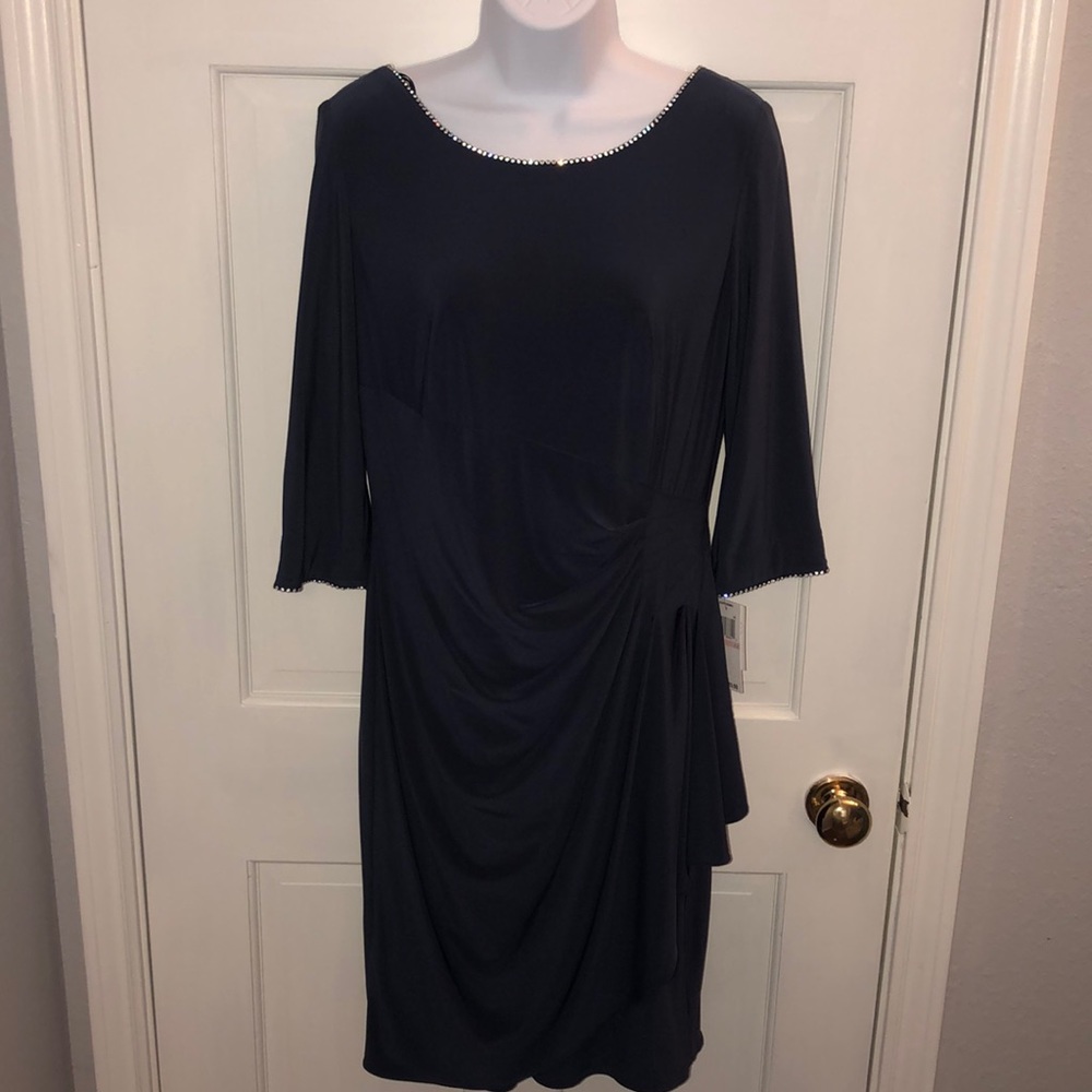 Blue cocktail dress